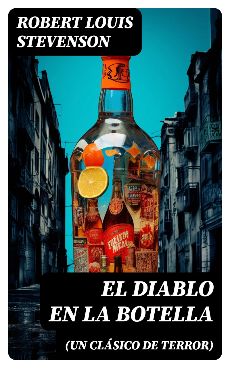 Portada: El diablo en la botella (Un clásico de terror)