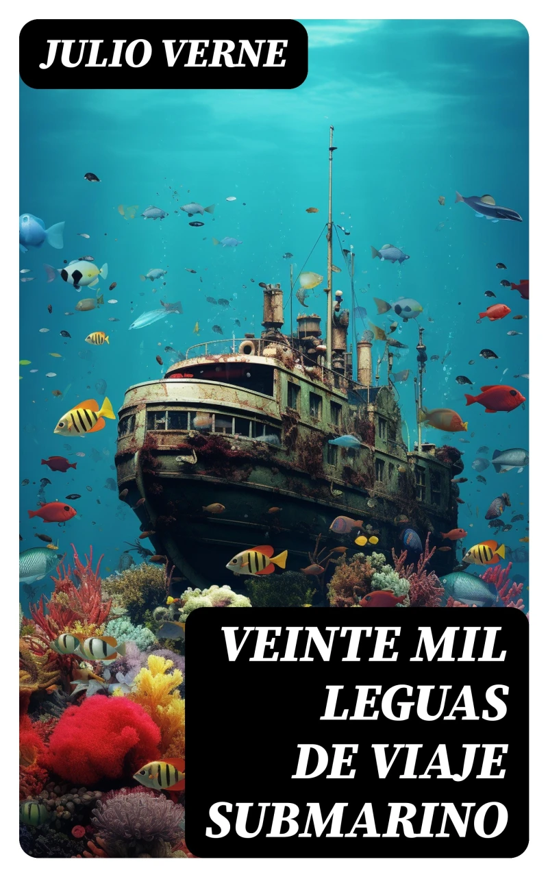 Portada: Veinte mil leguas de viaje submarino