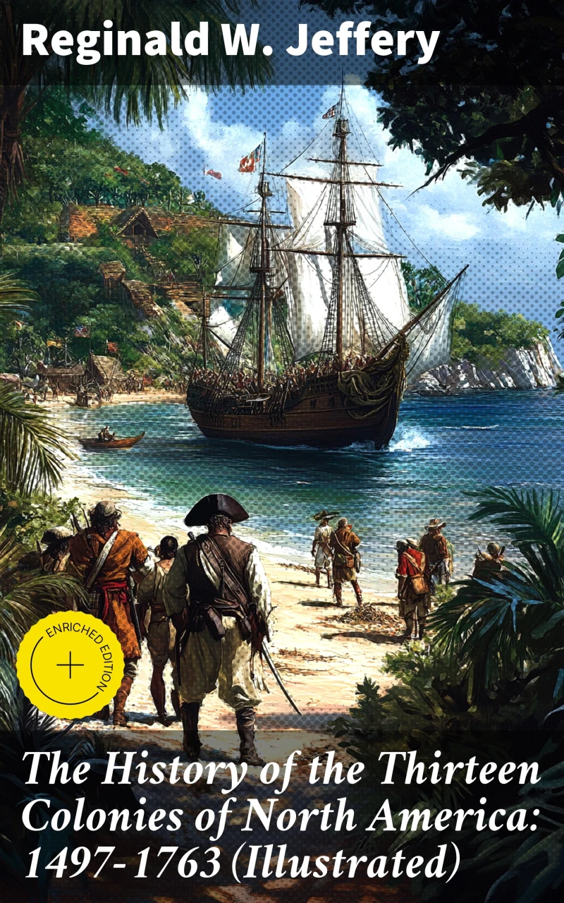 Portada: The History of the Thirteen Colonies of North America: 1497-1763 (Illustrated)
