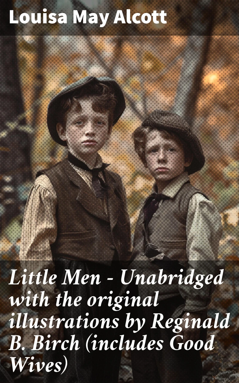 Portada: Little Men - Unabridged with the original illustrations by Reginald B. Birch (includes Good Wives)