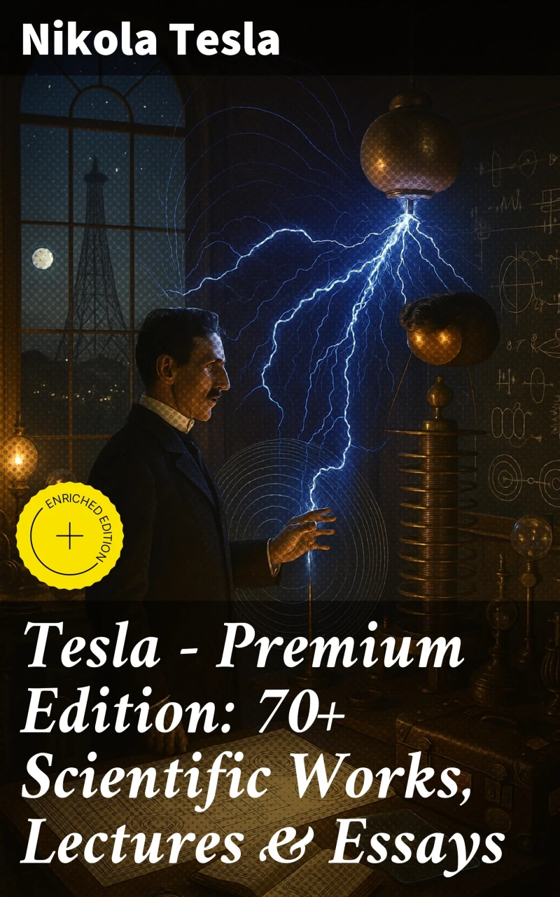 Portada: Tesla - Premium Edition: 70+ Scientific Works, Lectures & Essays
