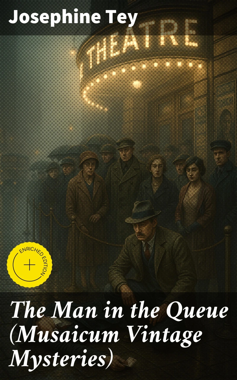 Portada: The Man in the Queue (Musaicum Vintage Mysteries)