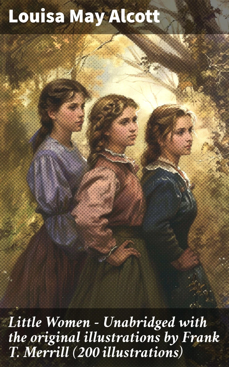 Portada: Little Women - Unabridged with the original illustrations by Frank T. Merrill (200 illustrations)