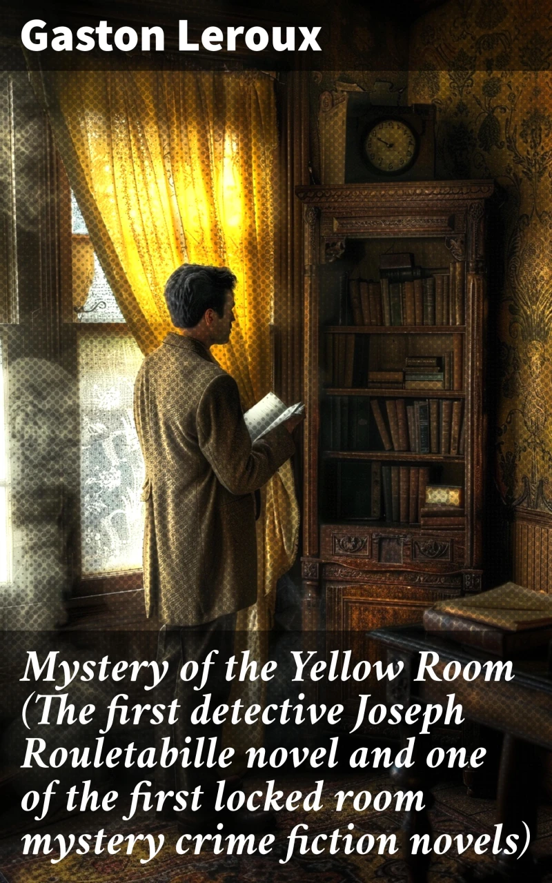 Portada: Mystery of the Yellow Room (The first detective Joseph Rouletabille novel and one of the first locked room mystery crime fiction novels)