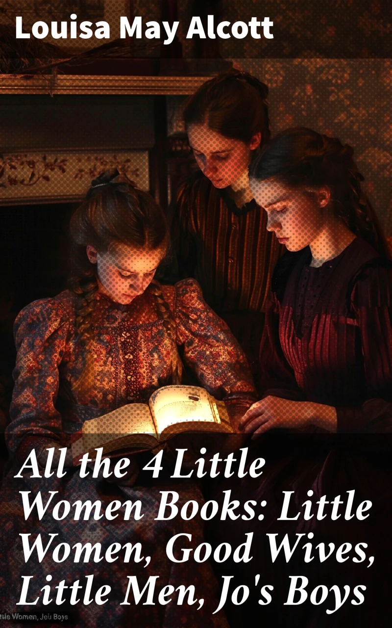 Portada: All the 4 Little Women Books: Little Women, Good Wives, Little Men, Jo's Boys