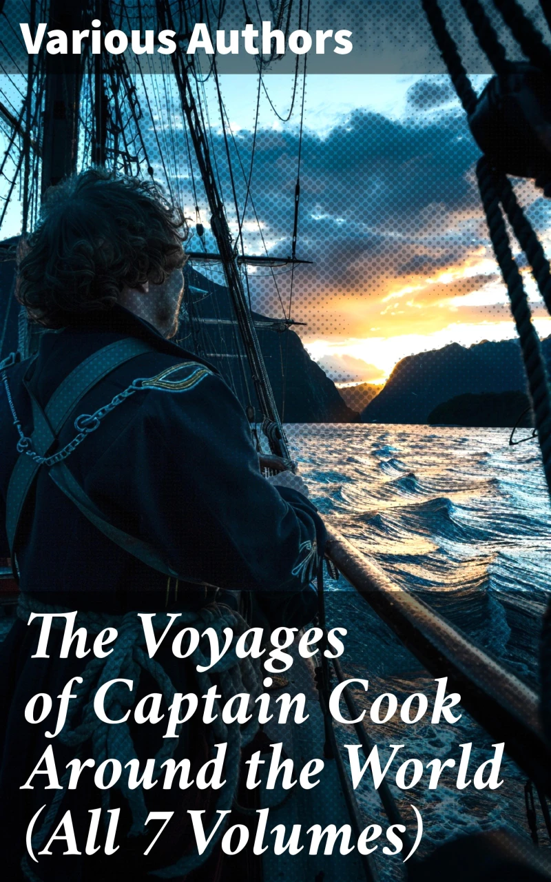 Portada: The Voyages of Captain Cook Around the World (All 7 Volumes)