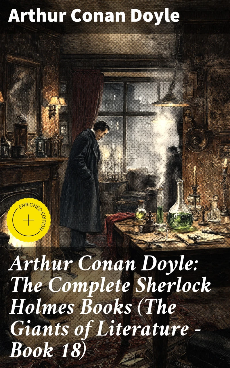 Portada: Arthur Conan Doyle: The Complete Sherlock Holmes Books (The Giants of Literature - Book 18)