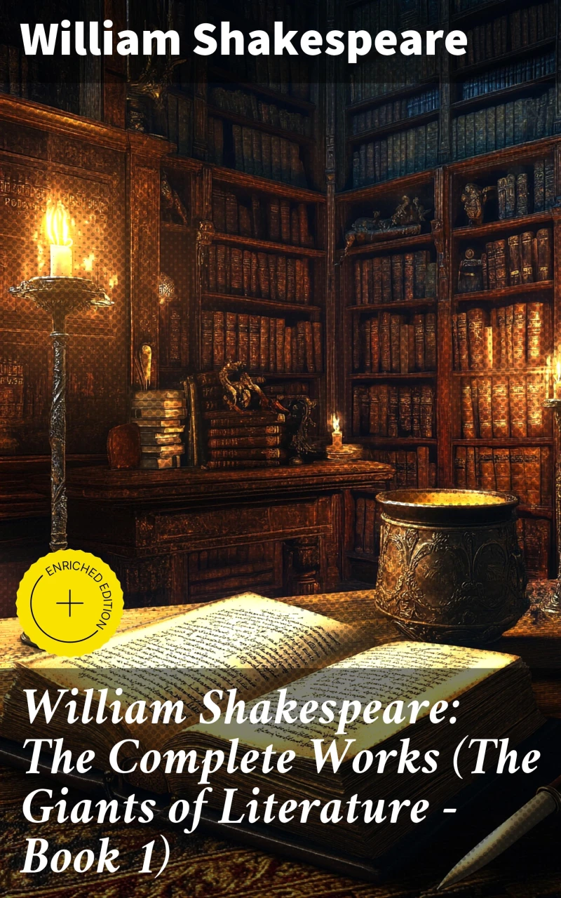 Portada: William Shakespeare: The Complete Works (The Giants of Literature - Book 1)