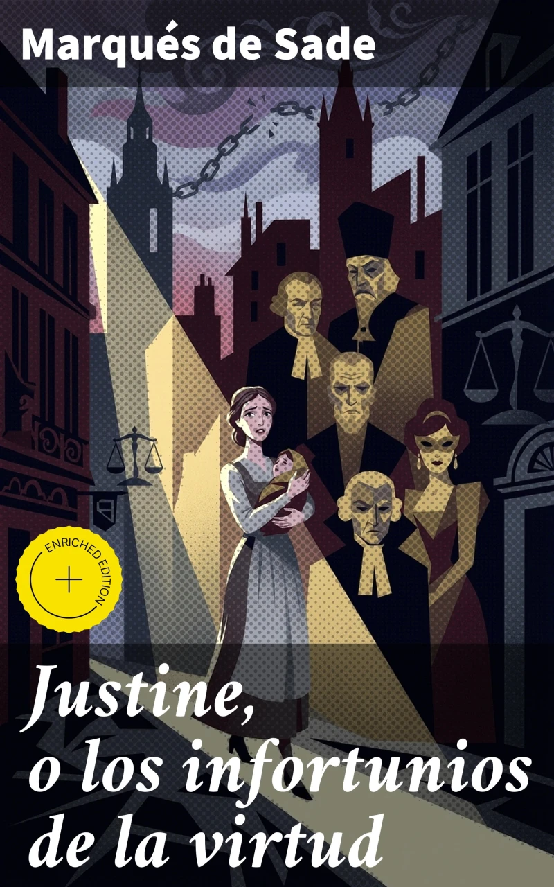 Portada: Justine, o los infortunios de la virtud