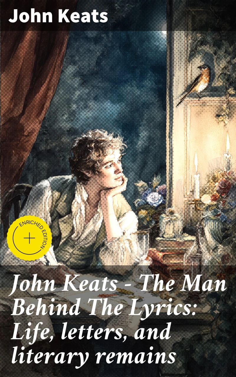 Portada: John Keats - The Man Behind The Lyrics: Life, letters, and literary remains