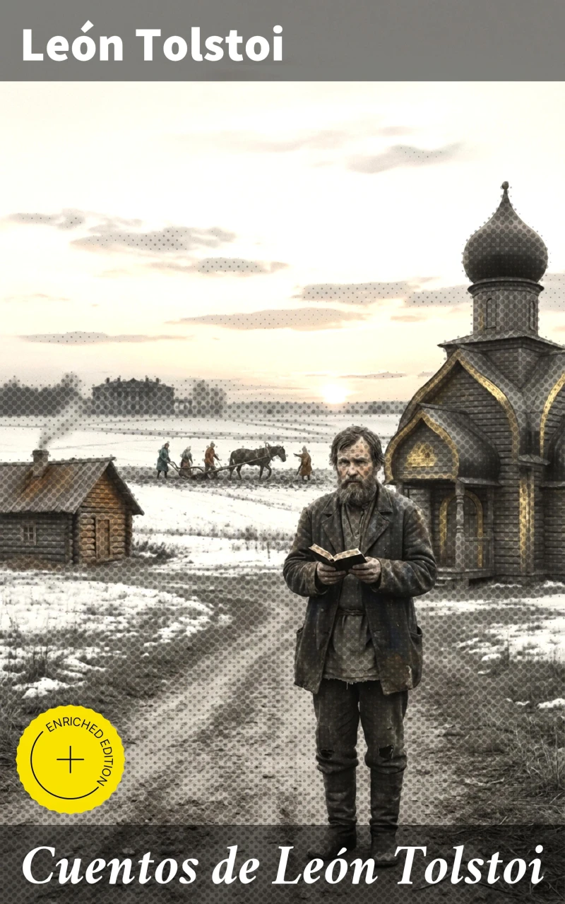 Portada: Cuentos de León Tolstoi