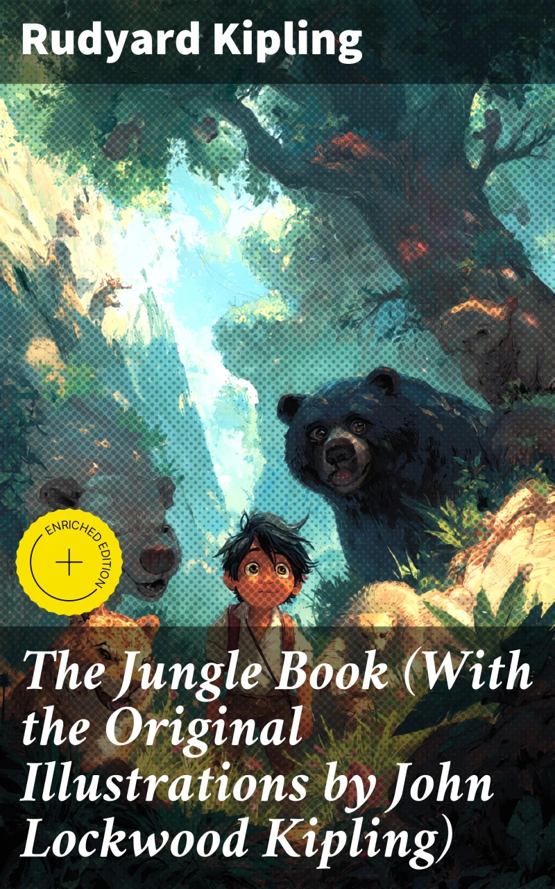 Portada: The Jungle Book (With the Original Illustrations by John Lockwood Kipling)