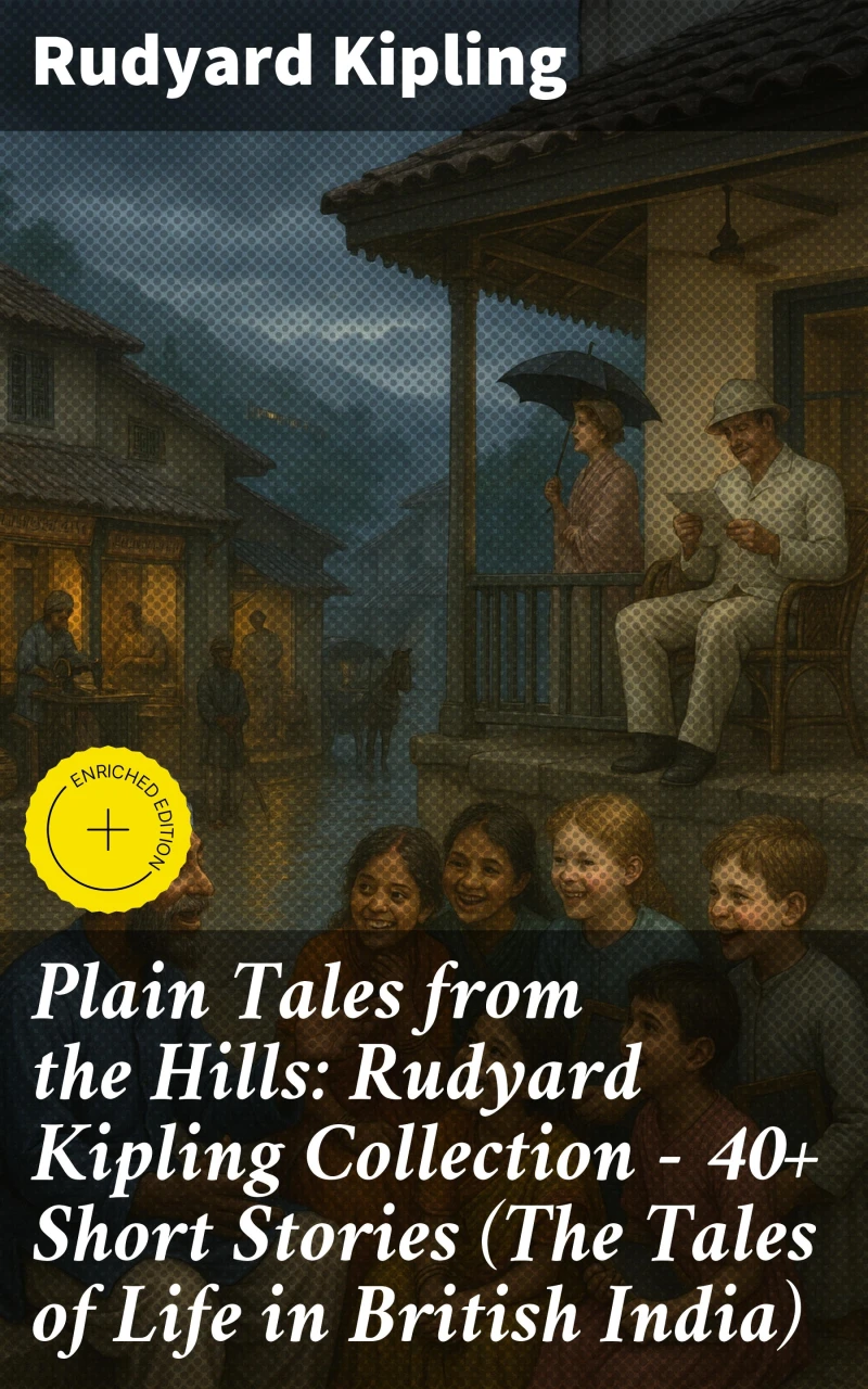 Portada: Plain Tales from the Hills: Rudyard Kipling Collection - 40+ Short Stories (The Tales of Life in British India)