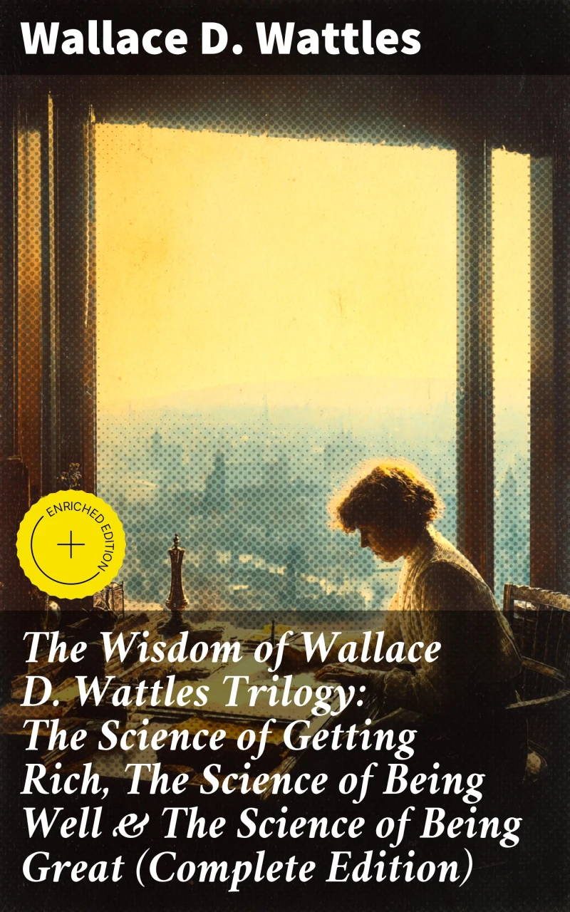 Portada: The Wisdom of Wallace D. Wattles Trilogy: The Science of Getting Rich, The Science of Being Well & The Science of Being Great (Complete Edition)