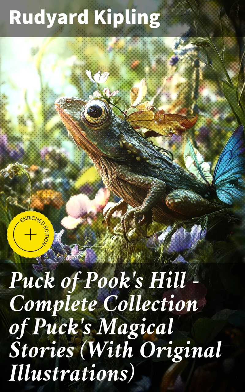 Portada: Puck of Pook's Hill – Complete Collection of Puck's Magical Stories (With Original Illustrations)