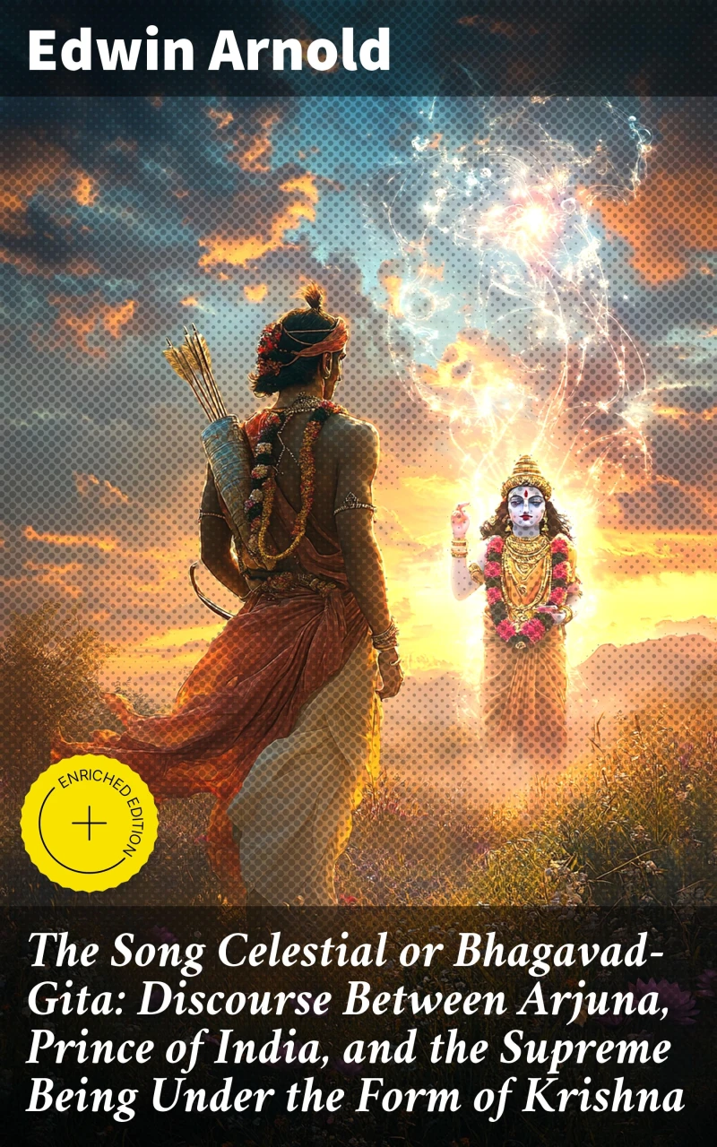 Portada: The Song Celestial or Bhagavad-Gita: Discourse Between Arjuna, Prince of India, and the Supreme Being Under the Form of Krishna