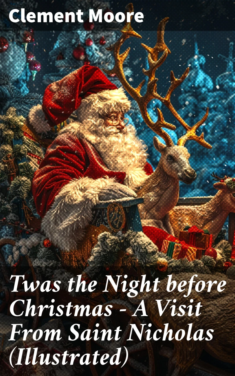 Portada: Twas the Night before Christmas - A Visit From Saint Nicholas (Illustrated)