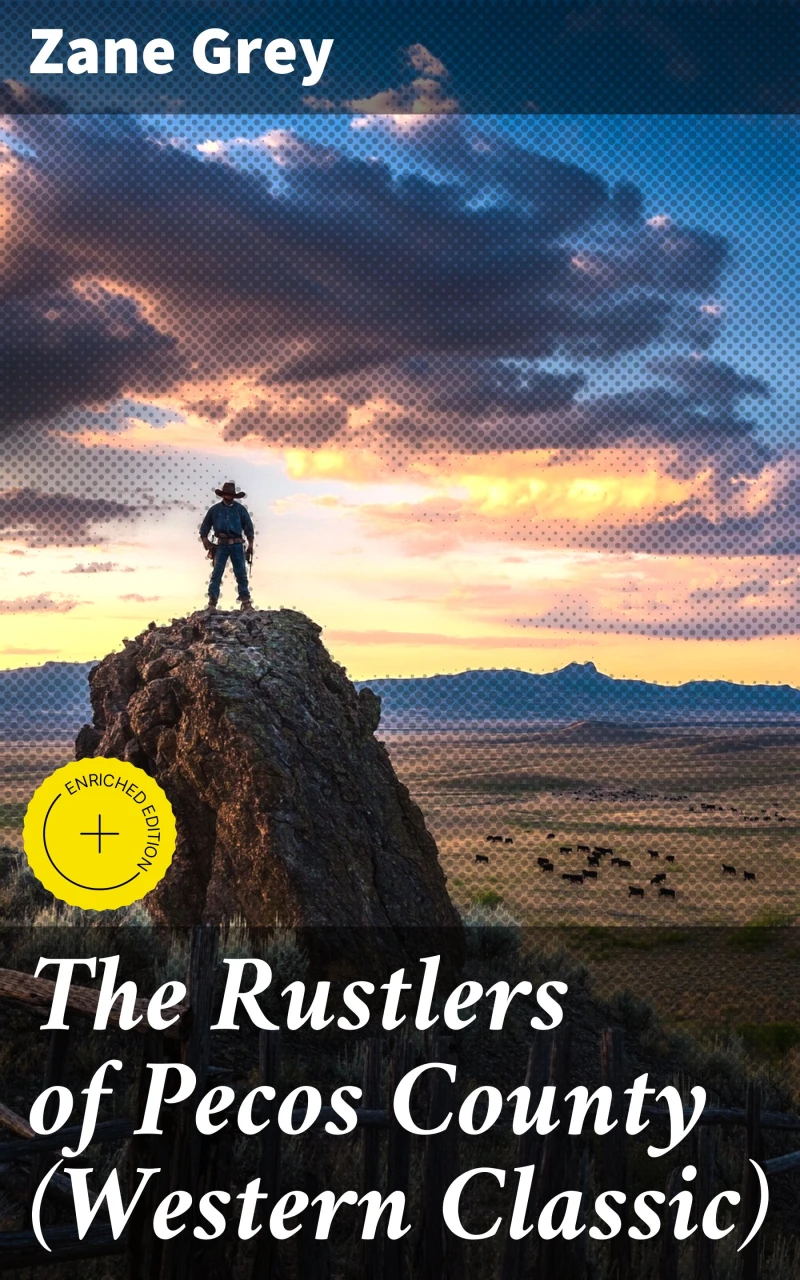 Portada: The Rustlers of Pecos County (Western Classic)