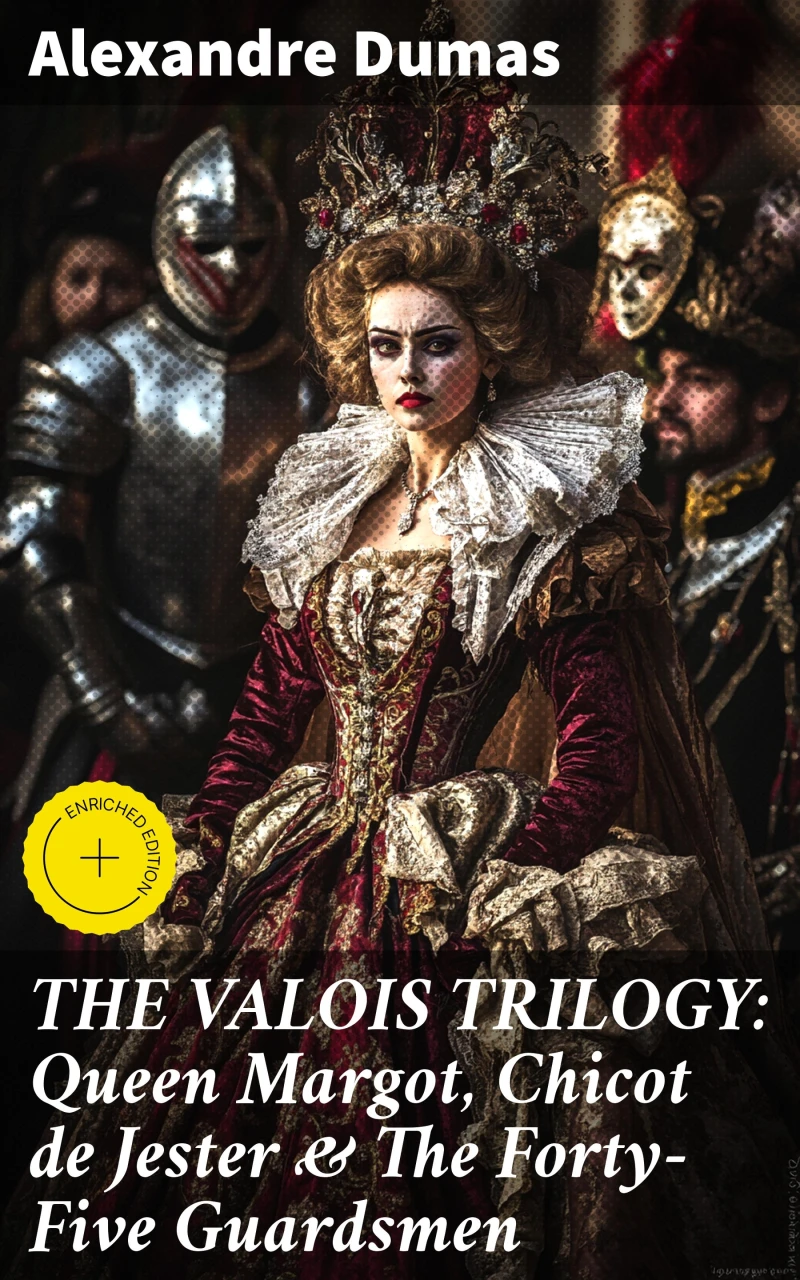 Portada: THE VALOIS TRILOGY: Queen Margot, Chicot de Jester & The Forty-Five Guardsmen