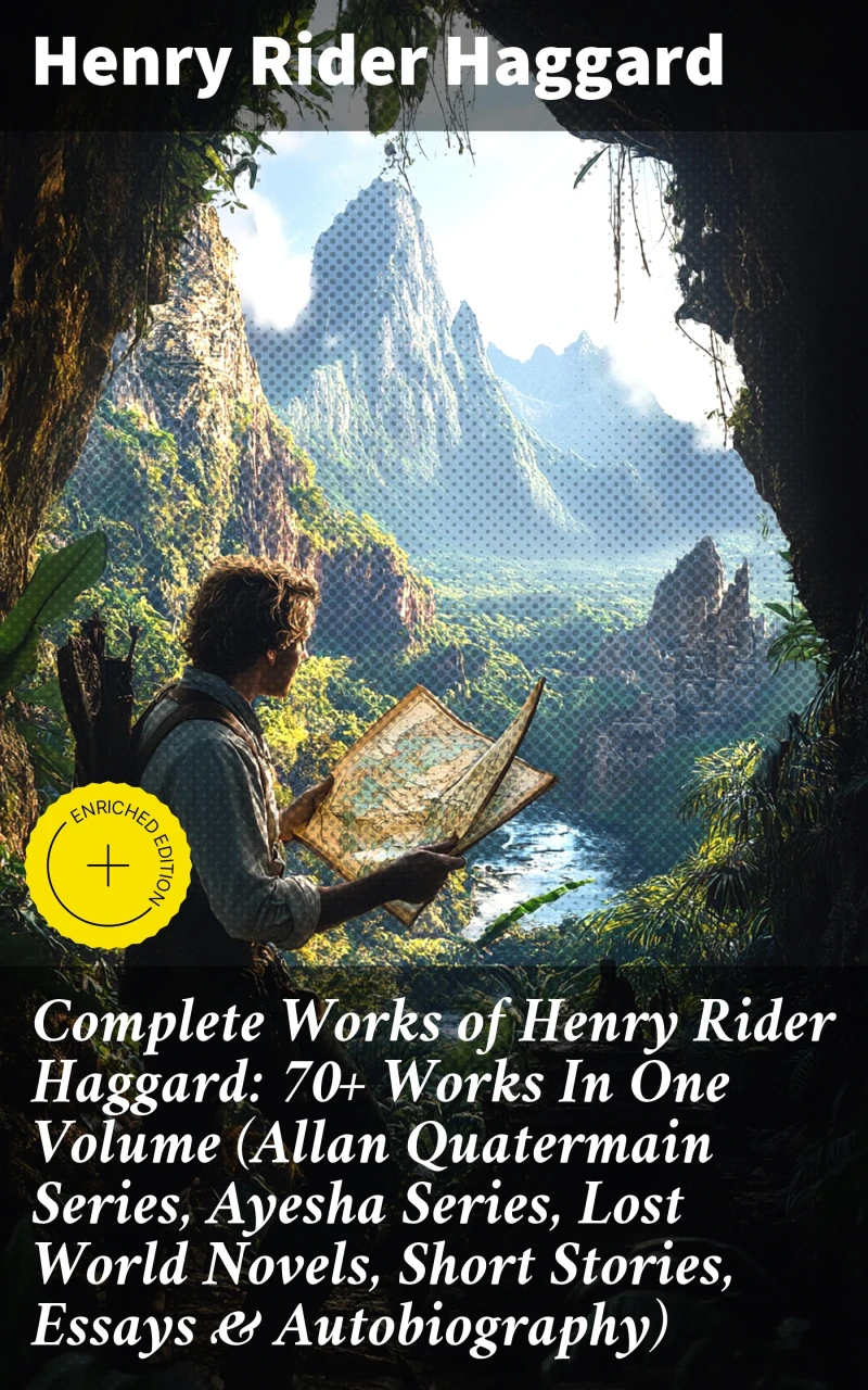 Portada: Complete Works of Henry Rider Haggard: 70+ Works In One Volume (Allan Quatermain Series, Ayesha Series, Lost World Novels, Short Stories, Essays & Autobiography)