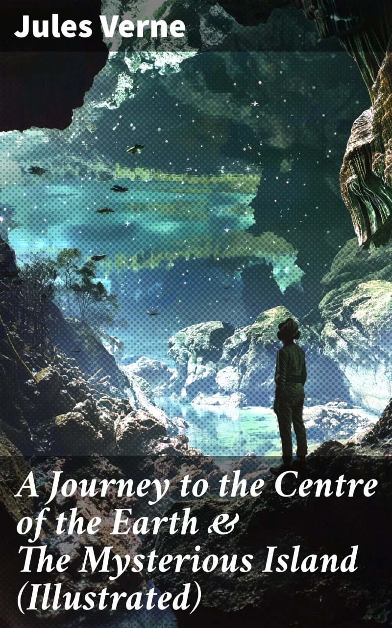 Portada: A Journey to the Centre of the Earth & The Mysterious Island (Illustrated)