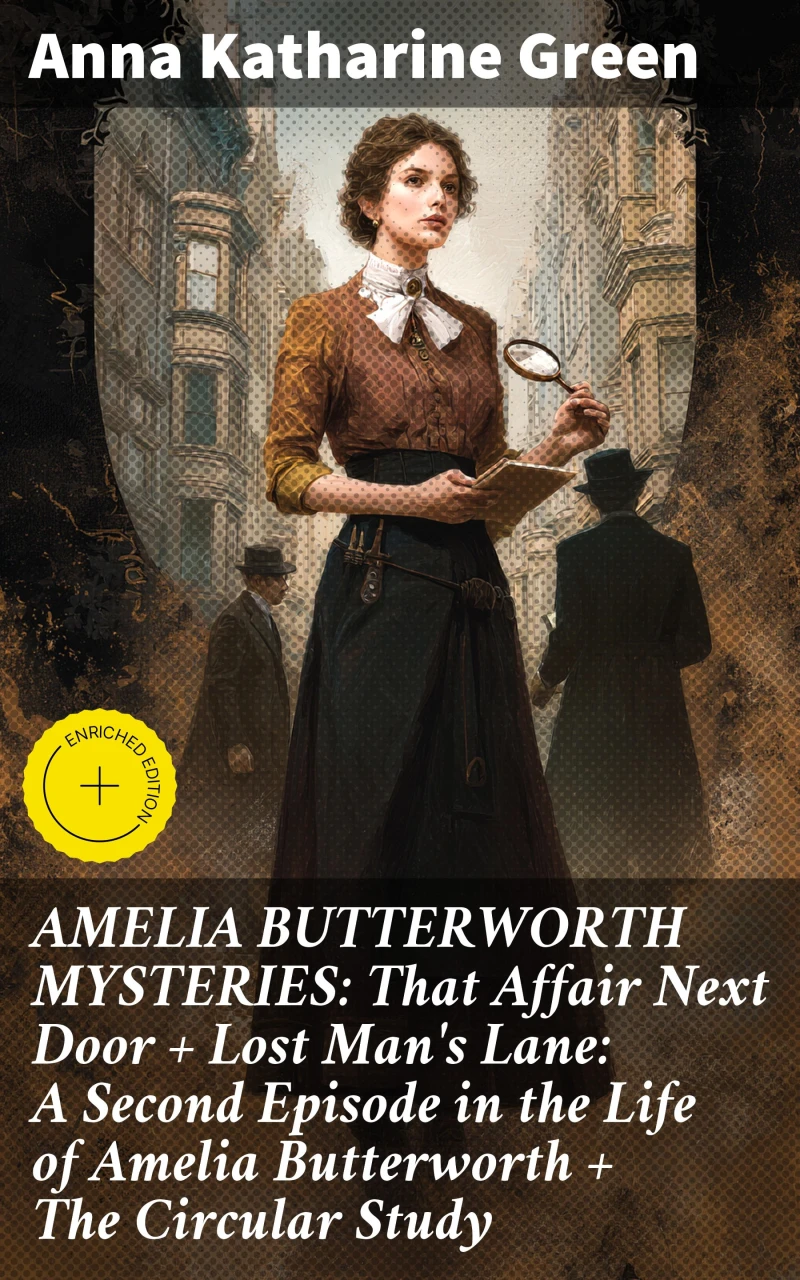 Portada: AMELIA BUTTERWORTH MYSTERIES: That Affair Next Door + Lost Man's Lane: A Second Episode in the Life of Amelia Butterworth + The Circular Study