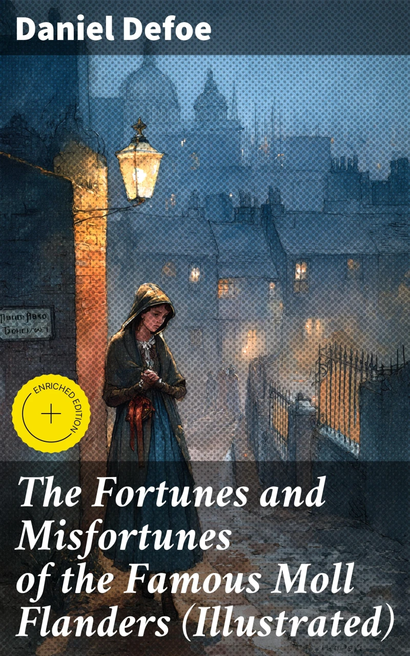 Portada: The Fortunes and Misfortunes of the Famous Moll Flanders (Illustrated)