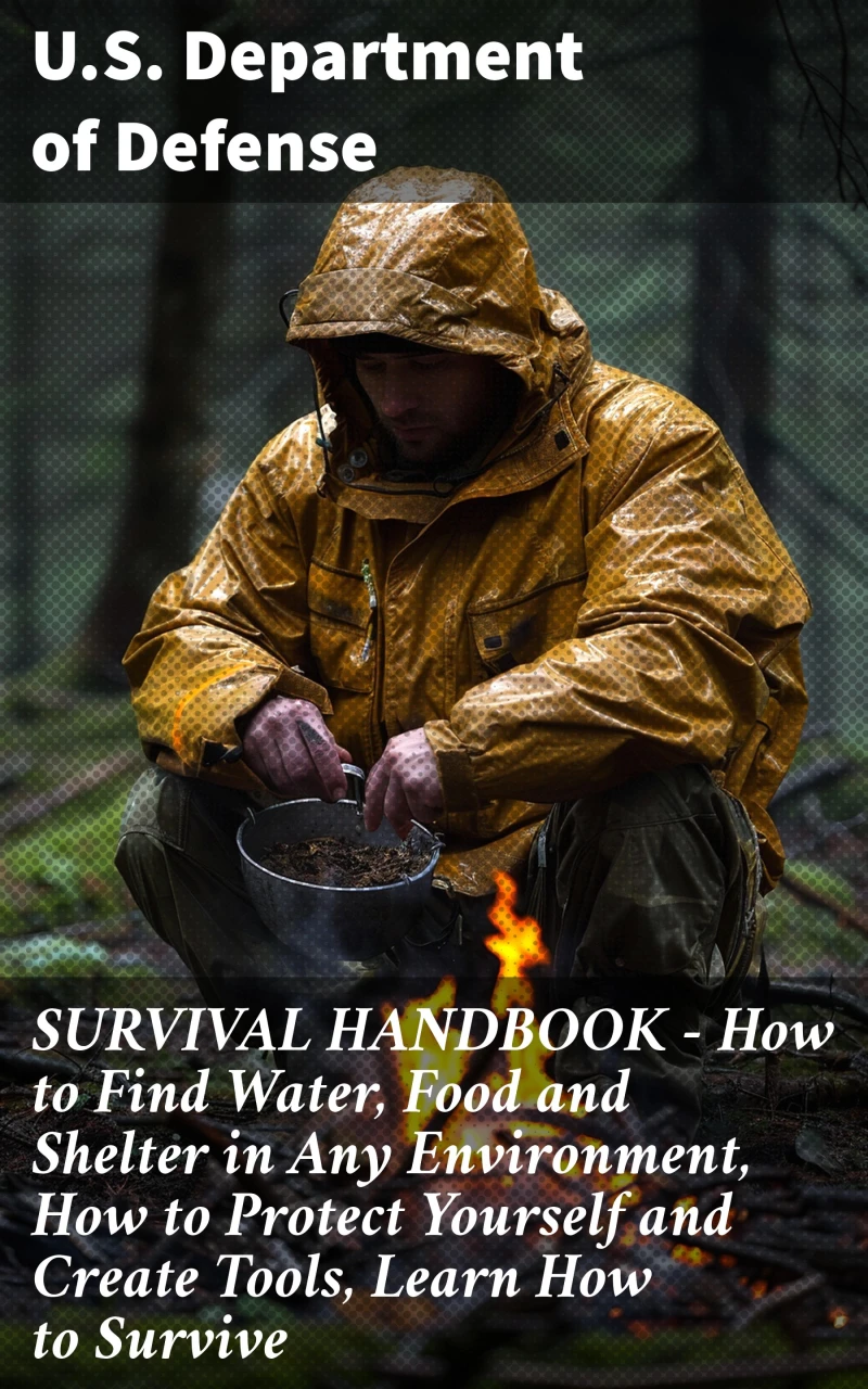 Portada: SURVIVAL HANDBOOK - How to Find Water, Food and Shelter in Any Environment, How to Protect Yourself and Create Tools, Learn How to Survive