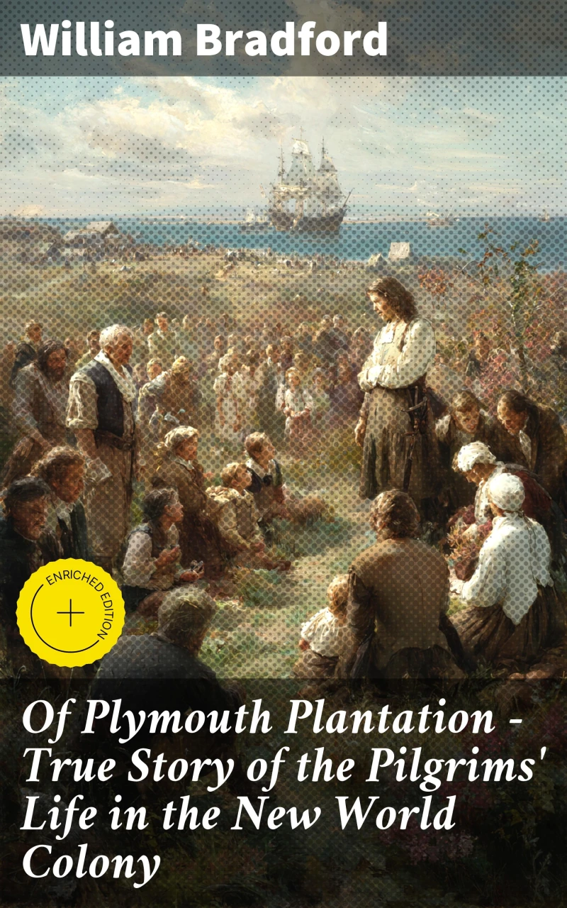 Portada: Of Plymouth Plantation - True Story of the Pilgrims' Life in the New World Colony