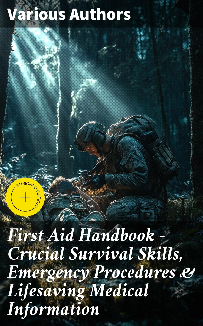 Portada: First Aid Handbook - Crucial Survival Skills, Emergency Procedures & Lifesaving Medical Information
