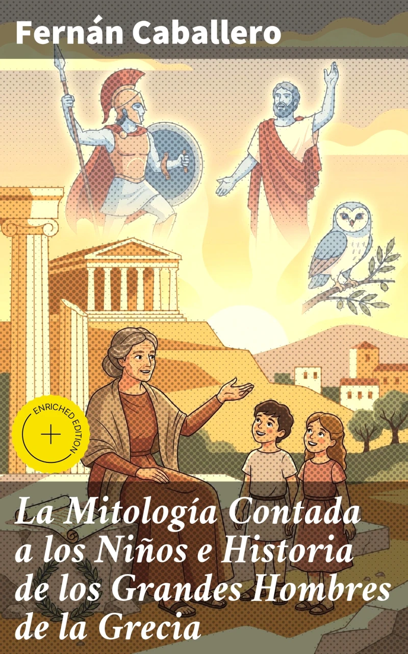 Portada: La Mitología Contada a los Niños e Historia de los Grandes Hombres de la Grecia