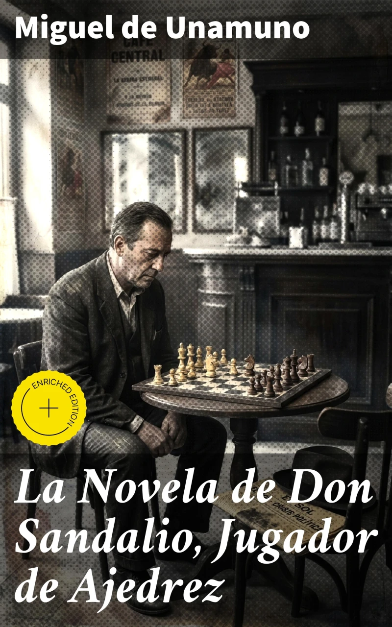 Portada: La Novela de Don Sandalio, Jugador de Ajedrez
