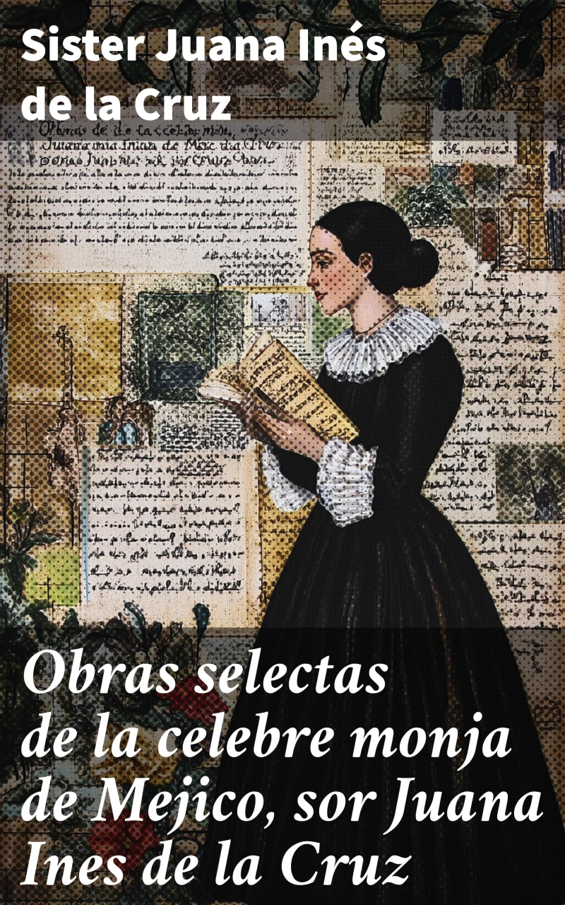 Portada: Obras selectas de la celebre monja de Mejico, sor Juana Ines de la Cruz