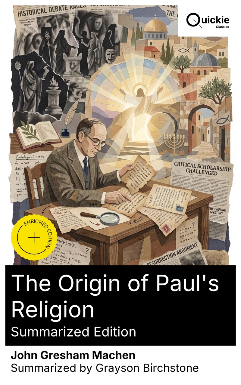 Portada: The Origin of Paul's Religion (Summarized Edition)