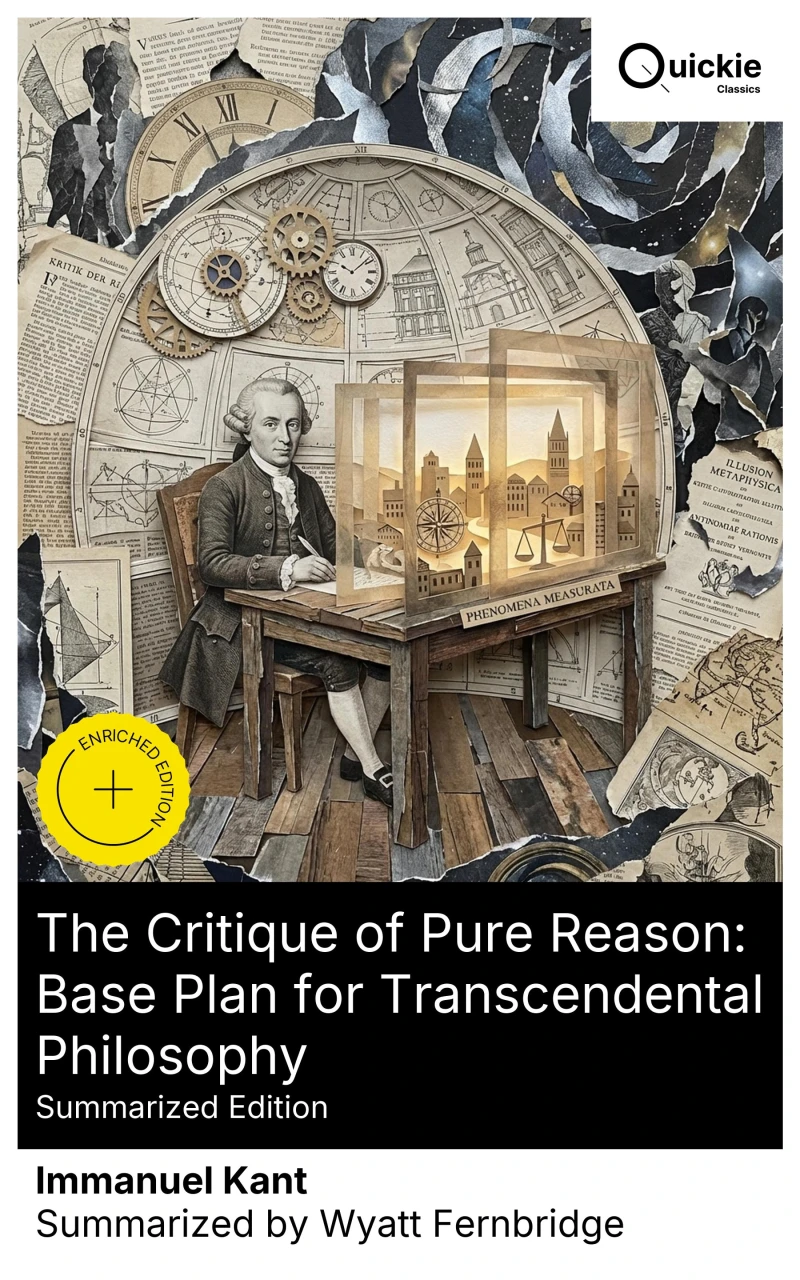 Portada: The Critique of Pure Reason: Base Plan for Transcendental Philosophy (Summarized Edition)