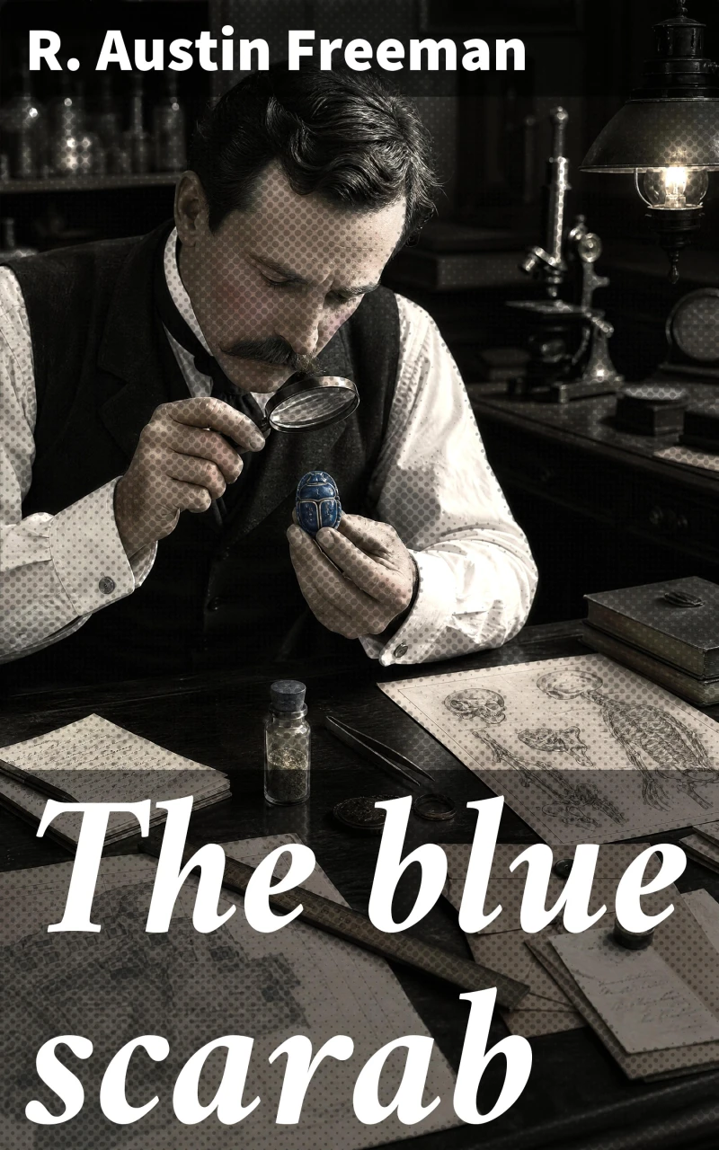 Portada: The blue scarab