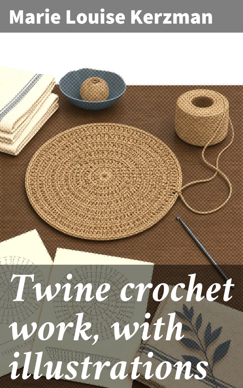 Portada: Twine crochet work, with illustrations