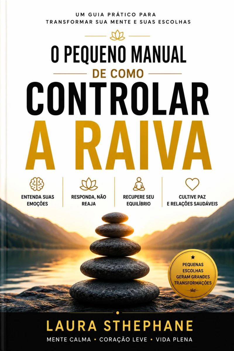 Portada: O Pequeno Manual  De como controlar a raiva