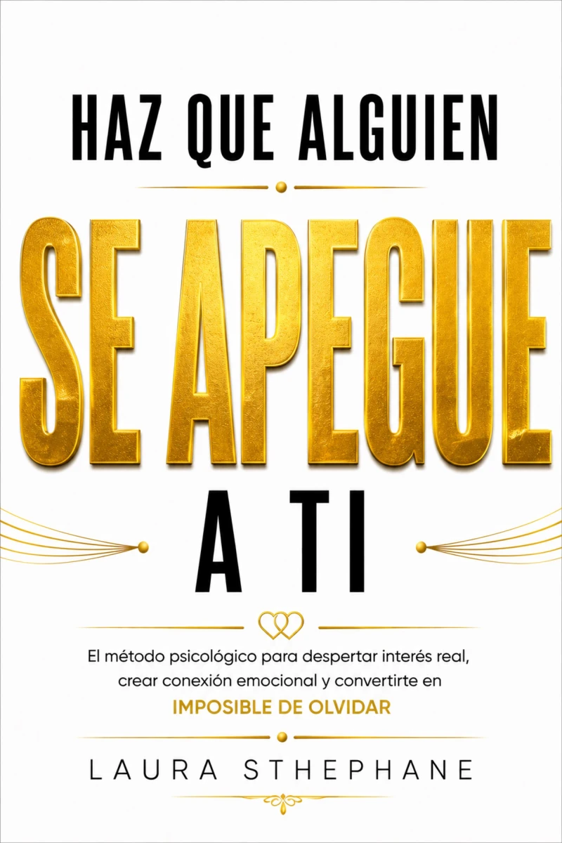 Portada: Haz que alguien se apegue a ti