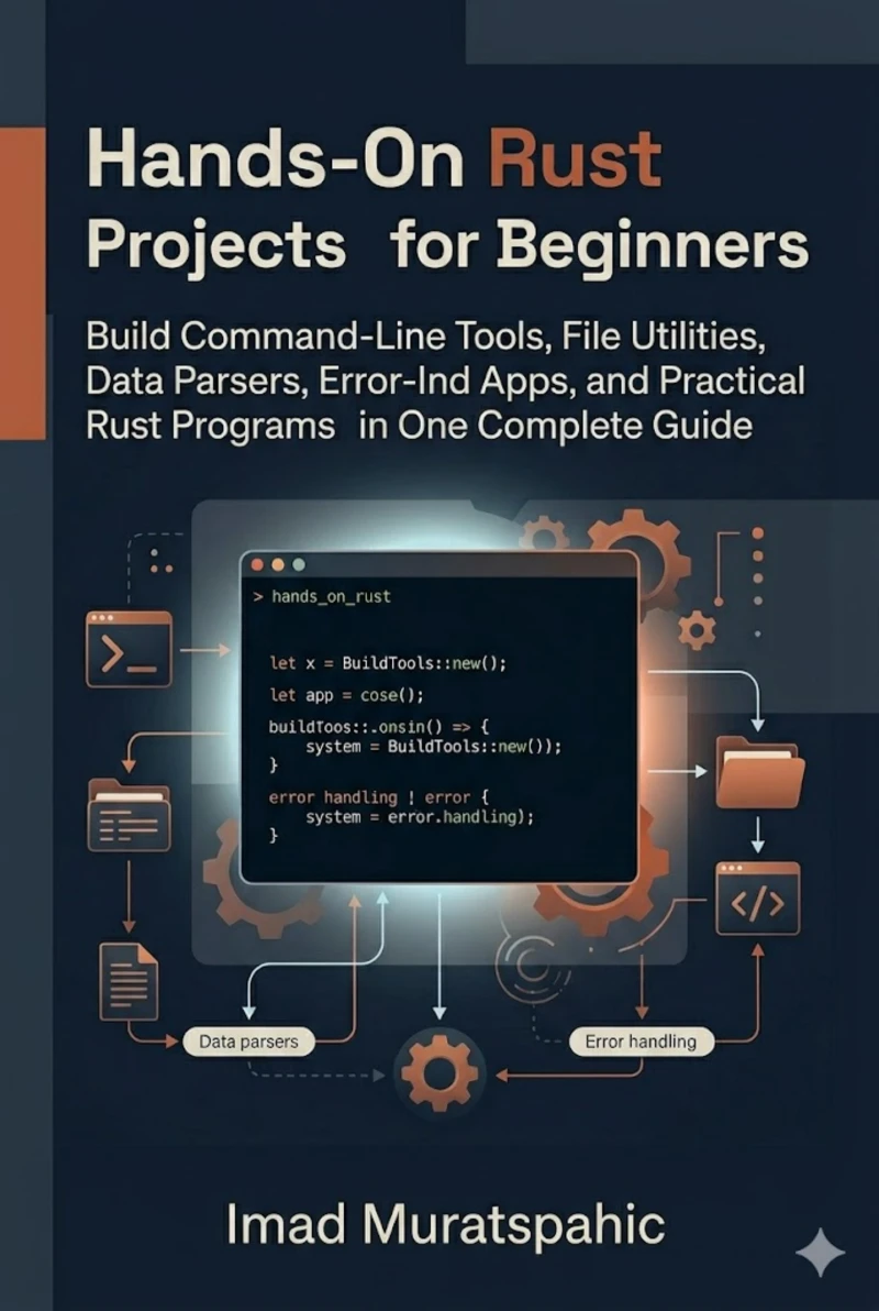Portada: Hands-On Rust Projects for Beginners