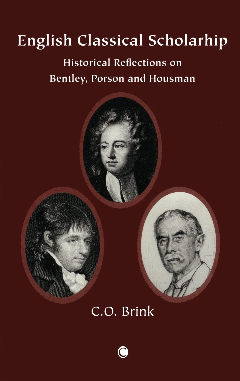 Portada: English Classical Scholarship