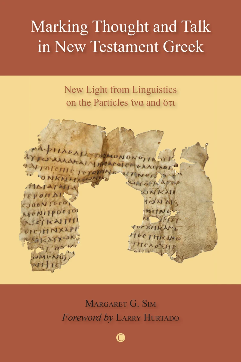 Portada: Marking Thought and Talk in New Testament Greek