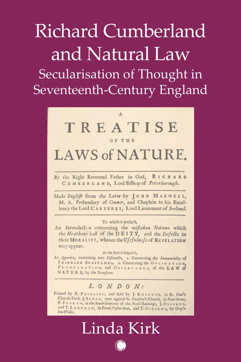 Portada: Richard Cumberland and Natural Law