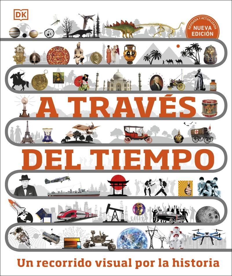 Portada: A través del tiempo. Nueva edición