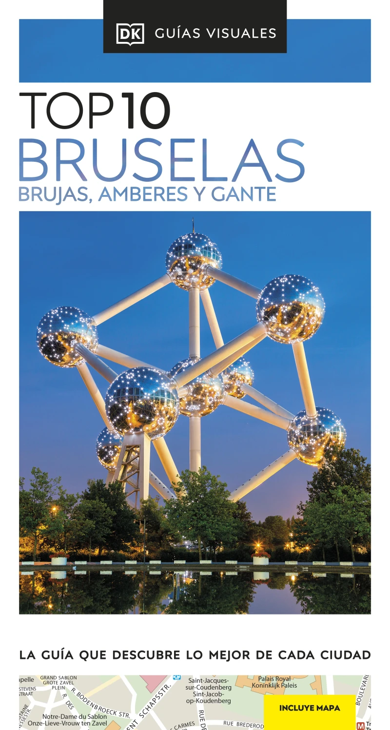 Portada: Bruselas, Brujas, Amberes y Gante (Guías Visuales TOP 10)