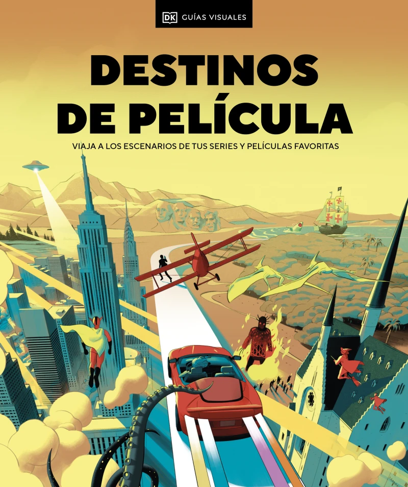 Portada: Destinos de película (Guías Visuales. Viajes para regalar)