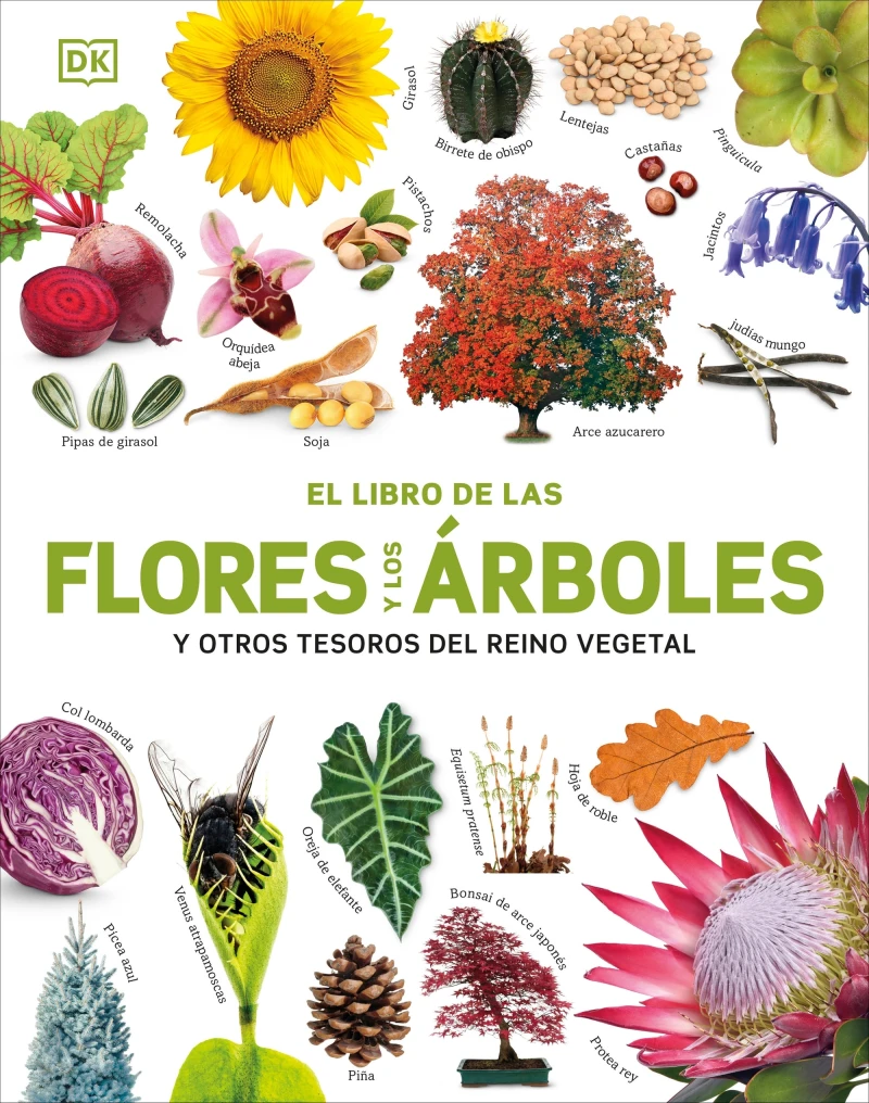 Portada: El libro de las flores y los árboles