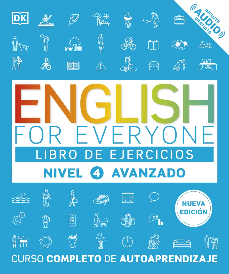 Portada: English for Everyone - Libro de ejercicios (nivel 4 Avanzado)