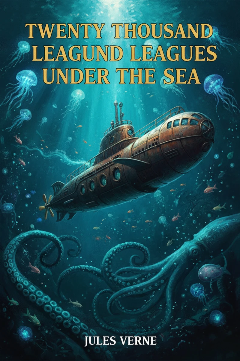 Portada: Twenty Thousand Leagues Under the Sea
