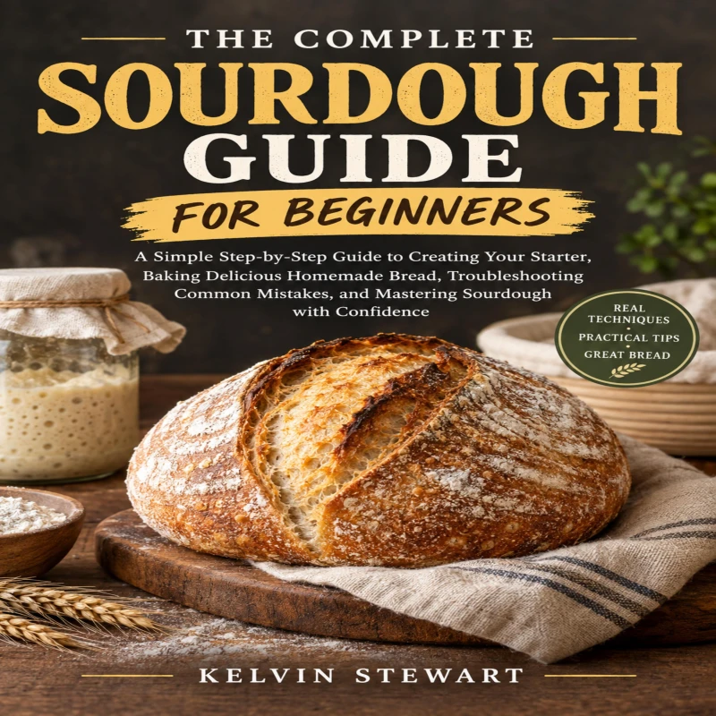 Portada: The Complete Sourdough Guide For Beginners
